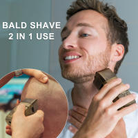 Afeitadora Eléctrica para Hombres Bald Head con Recargable USB Barbero Afeitador con Tríptico de Cuchillas Preciso para Barbería Metálico Sin Dolor de Pelo - details 6