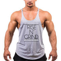 New Mens Cotton Breathable Tank Tops Shirt Gym Fitness Vest Sleeveless Male Casual Bodybuilding Sports Running Workout Clothes - details 4