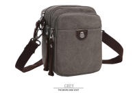 Bolso de lona de diseñador de marca para hombre, mini bandolera de hombro, Bolso de cintura informal de alta calidad, Bolso cuadrado pequeño - details 10