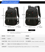 Mochila Suiza antirrobo para hombre, bolsa de viaje para ordenador portátil de 17 pulgadas, 15,6, carga USB, impermeable - details 11
