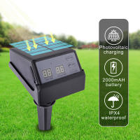 Temporizador de agua Solar, controlador automático de riego por goteo, sistema de riego de flores de jardín, dispositivo de Control de sincronización de energía Solar para césped - details 9
