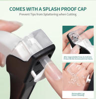 Cortauñas Nailpop, tijeras acrílicas en forma de U para uñas postizas, cortador de bordes de puntas de uñas, manicura con medidor, herramientas de corte precisas - details 2