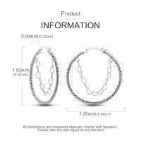 Pendientes de aro de plata de ley 2024 para mujer, exquisitos pendientes de aro con forma de estrella de mar y mariquita de cuatro hojas, regalo de joyería de boda y compromiso, novedad de 925 - details 27