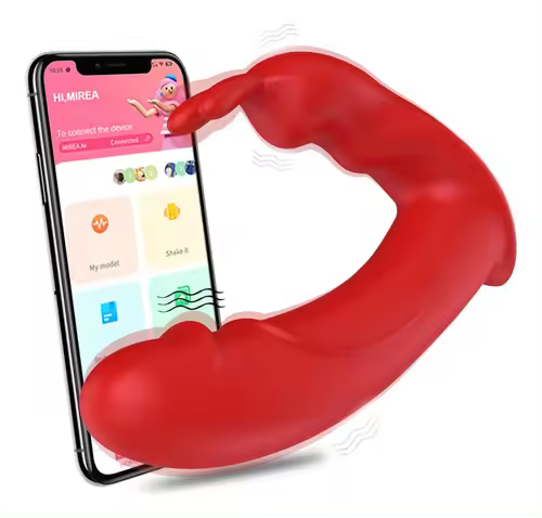 Vibrador de conejo con Control por aplicación para mujer, consolador, estimulador de clítoris y punto G, bragas, vibrador, Juguetes sexuales para adultos - 1
