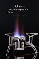 Mini estufa portátil de gas para acampar, estufa dividida a prueba de viento, quemador plegable para exteriores de 5800W, senderismo, picnic, barbacoa, herramientas de cocina - details 2
