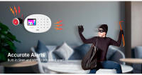 Sistema de alarma inteligente KERUI 4G Tuya W204 para seguridad del hogar, kit de alarma inalámbrico WiFi GSM con sirena, sensor de movimiento y detector de humo. - details 2