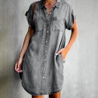 Vestido de mezclilla para mujer Vestidos de primavera y verano - details 2