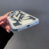 Nueva funda de teléfono con forma de estrella 3D de personalidad atractiva para iPhone 16 14 13 15 Pro Max, moderna, hueca, delgada, a prueba de golpes, protectora y suave. - details 8