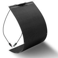 Panel Solar monocristalino de 100W y 12V, Flexible, ultraligero, ultradelgado, impermeable, cargador Solar - details 10