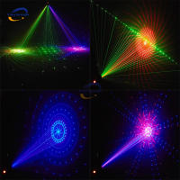 Mini luz de discoteca RGB, proyector láser de escaneo de patrones a todo Color con Control remoto DMX512, efecto DJ, iluminación de escenario para Bar y fiesta - details 9