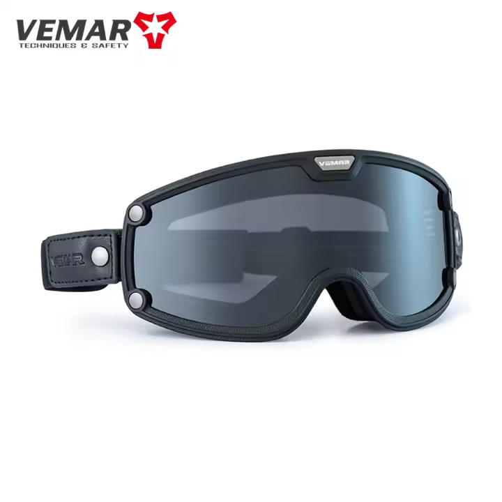 Gafas de Visión Vintage HD VEMAR Anti-vaho, Resistente a arañazos, Transpirables, Antideslizantes, Resistentes al desgaste para Motocicleta, Bicicleta, Motocross, Moto, MTB, Esquí, Escalada - 1