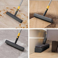 Mopa y cubo con martillo de esponja BOOMJOY para limpieza de pisos de azulejos en hogar y oficina Kit de mopa plegable y cubo para baño garaje - details 5