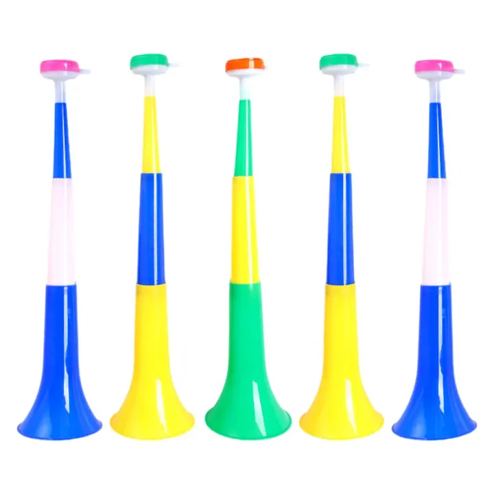 5x Fútbol Loud Noise Makers Suministros para Fiestas Trompetas de Fútbol para Conciertos - 1