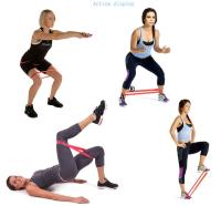 Bandas de resistencia TPE para deporte y Fitness, bandas elásticas con lazo de goma, cinturón expansor de entrenamiento de fuerza, equipo de gimnasio y Yoga en casa - details 6