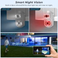 Cámara de Vigilancia Exterior Inalámbrica PTZ 8MP 4K con Doble Lente y Pantalla Ai Detección Humana Auto Seguimiento iCSee Controlador de Seguridad Tipo Android Protocolo de Conexión Onvif Resolución de Video 1080P - details 6