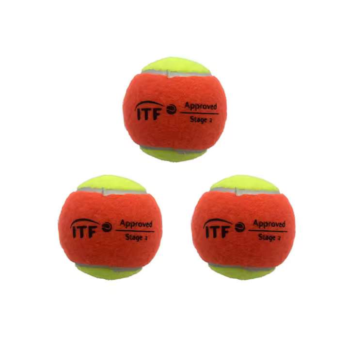 Bolas de Tenis de Fibra de Goma de Alta Elasticidad ITF Entrenamiento Profesional para Competencias - 1
