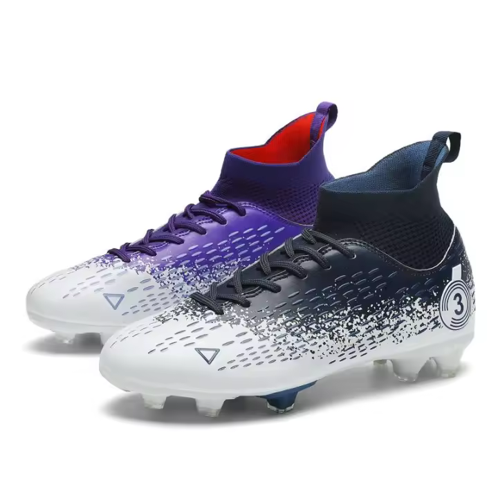 Botas de fútbol profesionales para hombres y niños, botas de fútbol para césped, zapatos de entrenamiento deportivo de fútbol para niños - 1