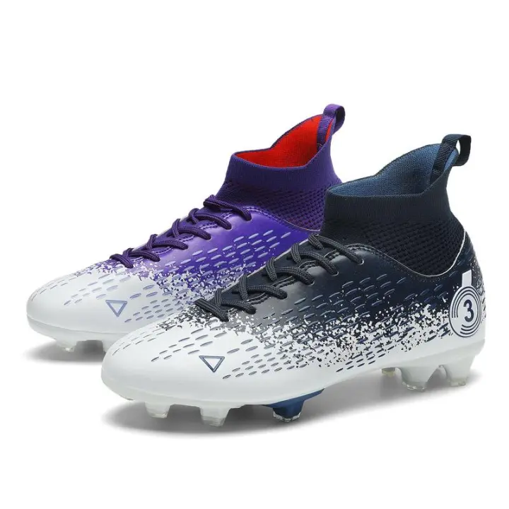 Botas de fútbol profesionales para hombres y niños, botas de fútbol para césped, zapatos de entrenamiento deportivo de fútbol para niños - 1