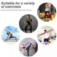 Banda de resistencia física de 5 ~ 120 libras, entrenamiento de agilidad de boxeo, equipo de gimnasio, accesorios de Yoga y Pilates, banda de goma para gimnasio en casa - details 4