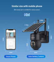 Cámara Solar SHIWOJIA 4G SIM 3MP Panel Solar para Exteriores Audio Bidireccional Protección de Seguridad Cámara de Vigilación WIFI Compatible con Computadora de Escritorio - details 9