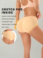 Bragas de mujer de elasticidad media, sin costuras, transpirables, lavables a máquina, cómodas, adecuadas para ropa informal, ropa interior de tallas grandes, diseño sin costuras, tejidos de gran elasticidad - details 9
