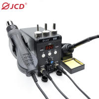 BGA Rework Solder Soldering Station 2in1 Hot Air Gun Adjustable temperature For SMD SMT IC Welding Repair Desoldering Tools 8586 - details 17