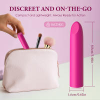 Mini vibradores tipo bala para mujer, varita mágica erótica, masaje, consolador de punto G, masturbador femenino de bolsillo, producto sexual para adultos, Juguetes sexuales de amor - details 1