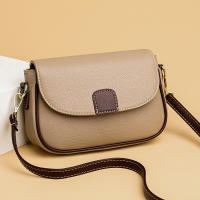 Bolso cruzado de hombro para mujer, bandolera pequeña con diseño de lujo, informal, con solapa - details 2