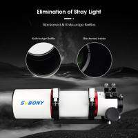 Telescopio SVBONY SV550 con Lente Triple APO F6 de 80mm y Corrector de Campo SV209 para Astrofotografía de Cielo Profundo bundle de 1.0X - details 8