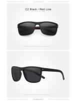KIINGSEVEN gafas de sol polarizadas para hombre, gafas deportivas rectangulares con montura grande TR90 UV400, protección ocular para conducir, gafas antideslumbrantes para hombre y mujer - details 5