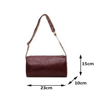 Bolso pequeño Vintage de cuero PU para mujer, bandolera con almohada Boston, diseño de lujo, bolso de hombro de diseñador - details 22
