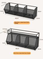 Iluminación de pared ba, organizador de cocina, cebolla, jengibre, condimentos, especiero, sin lavar, drenaje de frutas y verduras - details 16