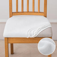 Fundas de asiento de silla de terciopelo, fundas de cojín de asiento elásticas, funda de silla lavable para comedor, Hotel, ceremonia, banquete, fiesta - details 24