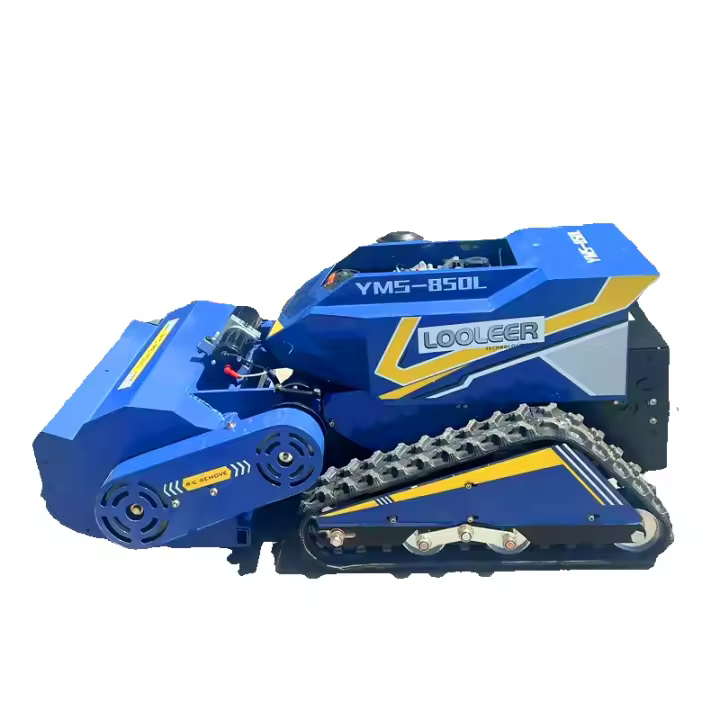 Soporte personalizado Cortacésped con control remoto de tornillo frontal Certificado CE Desbrozadora de jardín doméstico Gran potencia y alto rendimiento - 1
