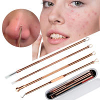 Agujas para Eliminación de Acné y Puntos Negros en la Piel Herramientas de Cuidado Facial Profundo Limpieza de Pores Negros Set de 4 - details 1