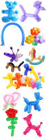 100/200PCS Globos de látex largos Globos de colores variados Tira de globos Modelado mágico Accesorios de decoración de globos para reuniones Fiesta Cumpleaños Decoración de boda Diseño Creativo Accesorios de rendimiento mágico Decoraciones para el día de - details 2