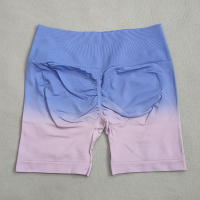 Nessaj-pantalones cortos de yoga sin costuras, shorts deportivos ajustados de cintura alta, elásticos, levantamiento de glúteos, para gimnasio, correr y entrenamiento - details 20