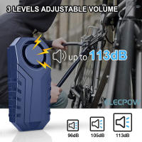 Elecpow Wireless Bicycle Vibration Alarm IP55 Waterproof Motorcycle Alarm Remote Control Anti-theft Bike Detector Alarm System - details 5