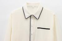 Woman Stylish Classic Minimalist Shirt Blouse With Bow New 2025 Spring Casual Office Commuter Shirts Blusas Mujer - details 2