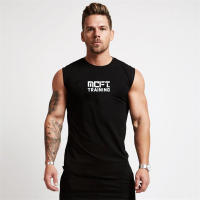 Camiseta de Boxeo Fitness para Hombres Diseño de Letras Sueltas Algodón Lavado en Máquina - details 5