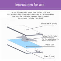Máquina troqueladora para manualidades, herramienta de corte de papel de plástico, práctica, para álbum de recortes - details 2