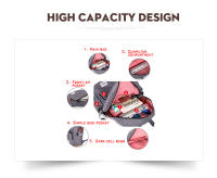 Mochila Oxford de Estilo Coreano para Niñas Mochilas Escolares Sencillas para Adolescentes Mochila Deportiva Casual para Mujeres Mochila para Portátil de 14 pulgadas - details 7
