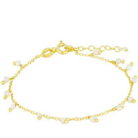 Pulsera de Oro Chapado 14K para Mujeres Conjunto de Pulseras de Cadena Dorada Elegante y Delicada Marca CHAYOU Tamaño 7+2 pulgadas - details 18