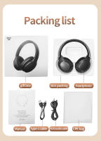 Auriculares PARAMITA A1 ANC Bluetooth Inalámbricos BT5.3 400mAh Over-Ear Plegables para Deportes Trabajo Juegos con Control Remoto Reducción de Ruido Isolación de Ruido para Llamadas Vocales - details 13