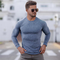 Muscleguys Camiseta de Pullover Oversize para Hombres Color Sólido, Estampado, Poliéster para Otoño e Invierno - details 11