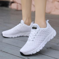 Woman Breathable Mesh Platform Sneakers Women Slip on Soft Ladies Casual Running Shoes Woman Knit Sock Shoes Flats - details 5