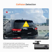 Versión Global 70mai Dash Cam M310 Resolución 1296P 130 ° FOV Control de Voz Inteligente Compatible con Vigilancia de Estacionamiento 24H Visión Nocturna 70mai M310 DVR para Auto - details 7