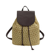 Mochila de Viaje para Mujer en Punto y Tejido Boho Estilo Crochet Mochila de Hombro Hueca para Verano Patrón Sencillo Hecho en China Adecuado para Otoño e Invierno - details 15