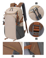 Mochila de escalada al aire libre, almacenamiento grande, viaje, compras, Camping, bolsa de corta distancia, portátil universitario, mochila escolar - details 1