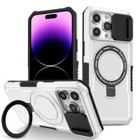 KEYSION-funda con anillo para teléfono móvil, cubierta protectora deslizante para cámara, compatible con iPhone 15 Pro Max 15 Plus, 14 Pro Max - details 19